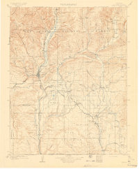 Ignacio 1908 topographic map preview