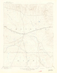 Kit Carson 1893 topographic map preview