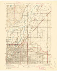 Derby 1940 topographic map preview