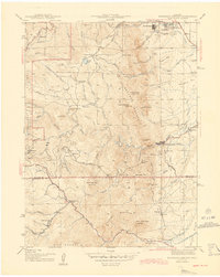 Eldorado Springs 1944 topographic map thumbnail