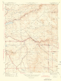 Tungsten 1944 topographic map thumbnail