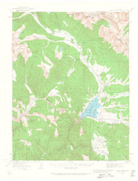 Taylor Park 1934 topographic map thumbnail