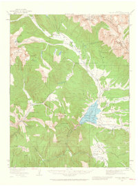 Taylor Park 1934 topographic map thumbnail