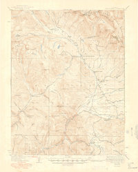 Taylor Park 1937 topographic map thumbnail