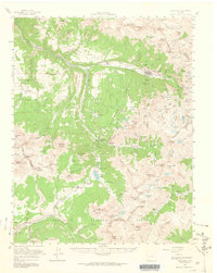 Telluride 1955 topographic map thumbnail