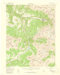 Telluride 1955 topographic map thumbnail