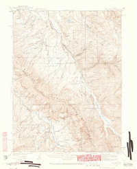 Ute Peak 1933 topographic map thumbnail