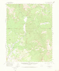 Wolf Creek Pass 1957 topographic map thumbnail