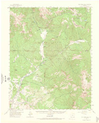 Wolf Creek Pass 1957 topographic map thumbnail
