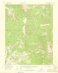 Wolf Creek Pass 1957 topographic map thumbnail