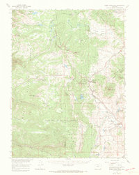 Rabbit Ears Peak 1956 topographic map thumbnail