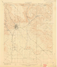 Raton 1914 topographic map thumbnail