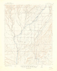 Red Mesa 1913 topographic map preview