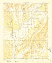 Red Mesa 1913 topographic map thumbnail