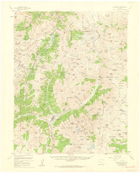Silverton 1955 topographic map preview