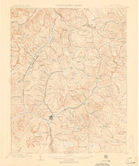Silverton 1902 topographic map preview