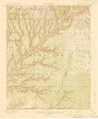 Soda Canyon 1915 topographic map thumbnail