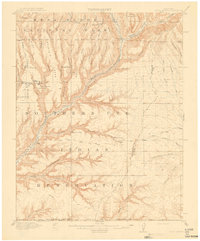 Soda Canyon 1915 topographic map thumbnail