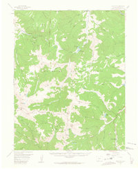 Spar City 1957 topographic map thumbnail