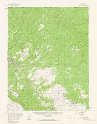 Nucla 1960 topographic map thumbnail