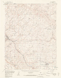 Nucla 1960 topographic map thumbnail