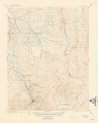 Ouray 1904 topographic map preview