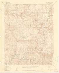Pagosa Junction 1957 topographic map thumbnail
