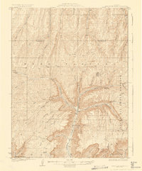 Parachute Creek 1927 topographic map thumbnail