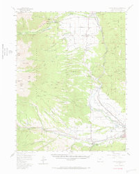 Poncha Springs 1956 topographic map thumbnail