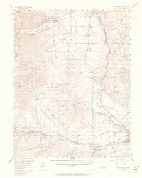 Poncha Springs 1956 topographic map thumbnail