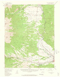 Poncha Springs 1956 topographic map thumbnail