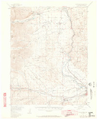Poncha Springs 1956 topographic map thumbnail