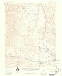 Poncha Springs 1956 topographic map thumbnail