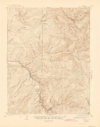 Minturn 1934 topographic map thumbnail
