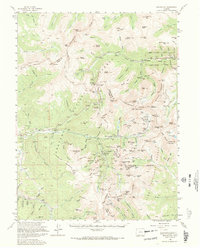Montezuma 1958 topographic map thumbnail