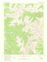 Montezuma 1958 topographic map thumbnail
