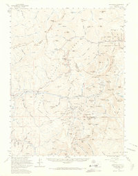 Montezuma 1958 topographic map preview