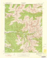 Montezuma 1933 topographic map thumbnail