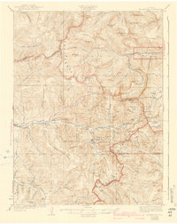 Montezuma 1926 topographic map thumbnail