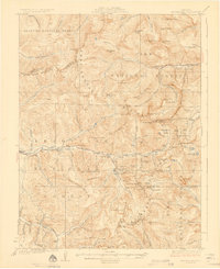 Montezuma 1926 topographic map thumbnail