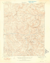 Montezuma 1924 topographic map thumbnail