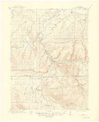 Monument Butte 1915 topographic map thumbnail