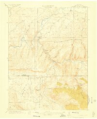 Monument Butte 1915 topographic map thumbnail