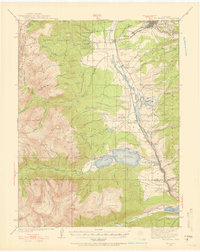 Mount Elbert 1935 topographic map preview