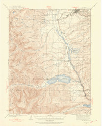 Mount Elbert 1935 topographic map preview