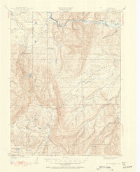Mount Harris 1924 topographic map thumbnail