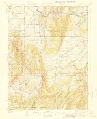 Mount Harris 1926 topographic map thumbnail