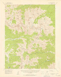 Mount Harvard 1955 topographic map thumbnail