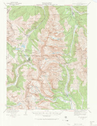 Mount Lincoln 1938 topographic map thumbnail