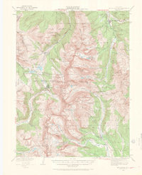 Mount Lincoln 1938 topographic map thumbnail